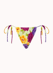 Leyna Bikini Bottom In Tropicana Brights - Highly Praise