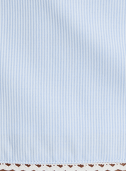 Light Blue-White V-Neck Cami Top
