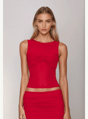 Meila Top - Cherry