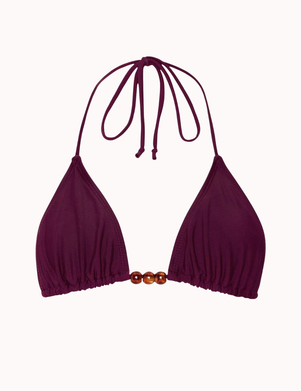 Pami Bikini Top In Burgundy - Highly Praise