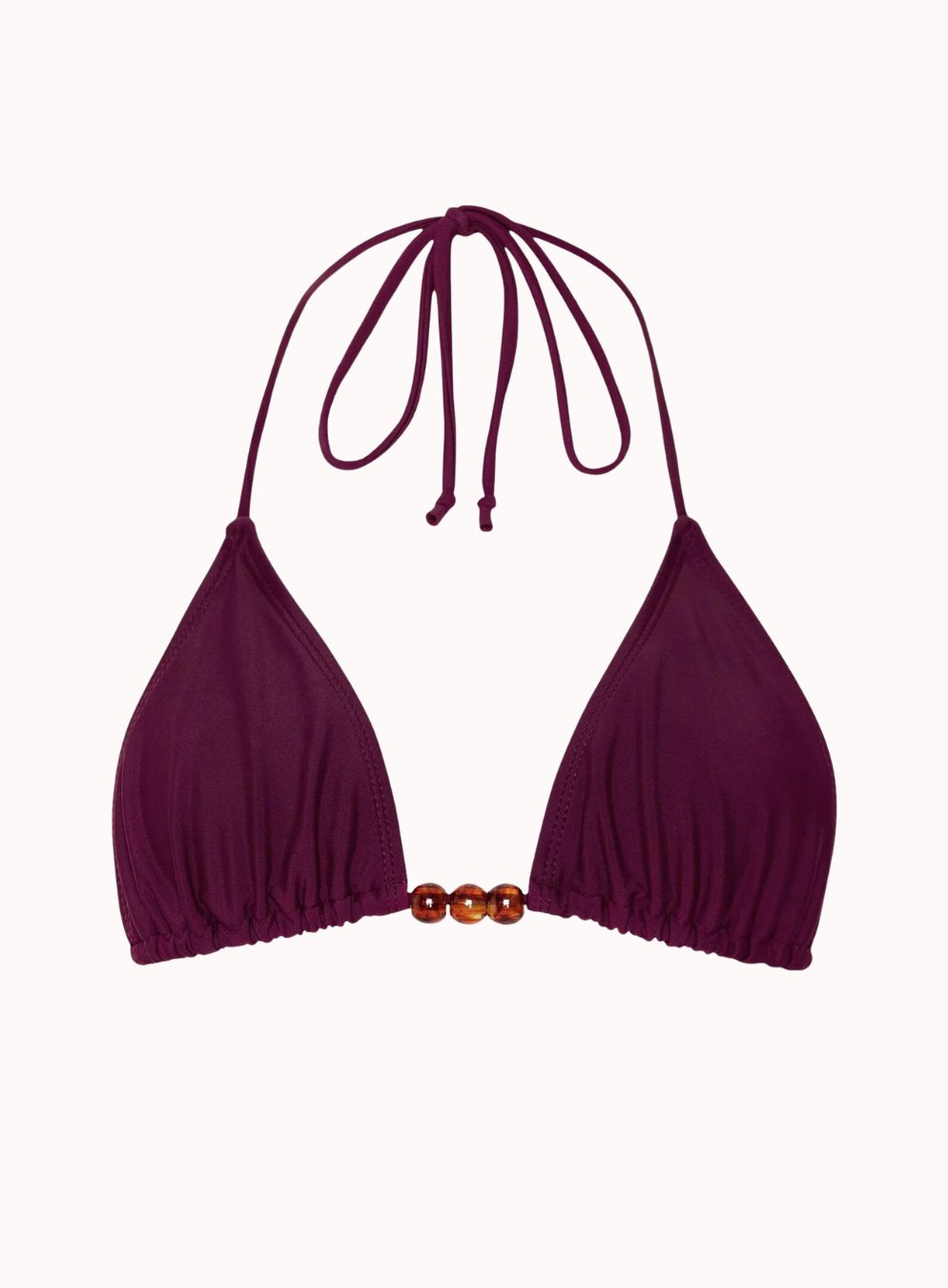 Pami Bikini Top In Burgundy - Highly Praise