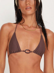 Pami Bikini Top In Coffee - Highly Praise