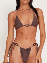 Pami Bikini Top In Coffee - Highly Praise