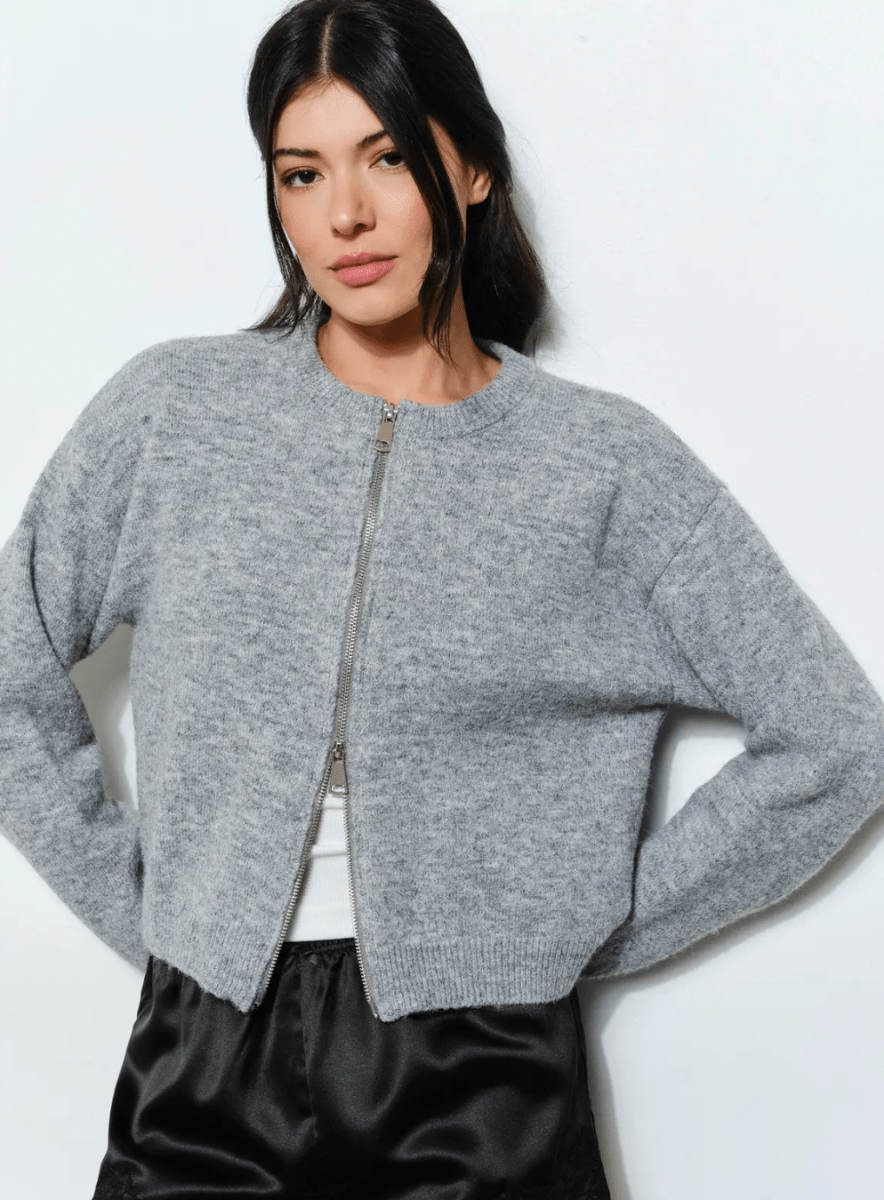 Parker Zip Cardigan