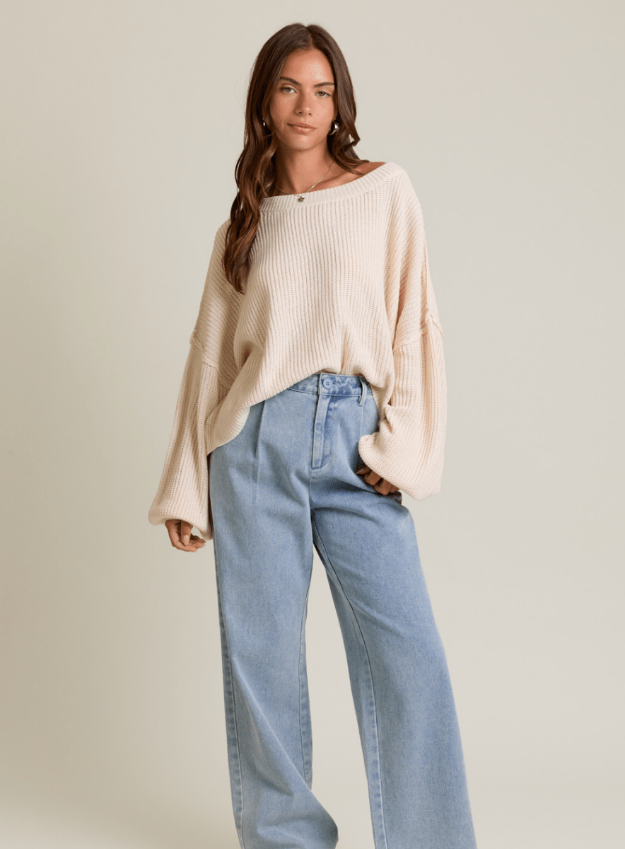 Pauline Mock Neck Sweater