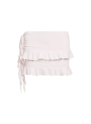 Rendezvous Ruffle Miniskirt Blush