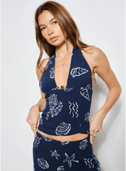 Sammy Shell Halter Top