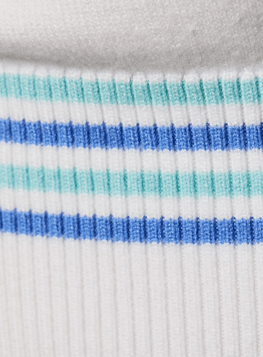 Sienna Striped Mid Rise Knit Sweater Pants