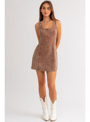 Sleeveless Corduroy Dress - Highly Praise