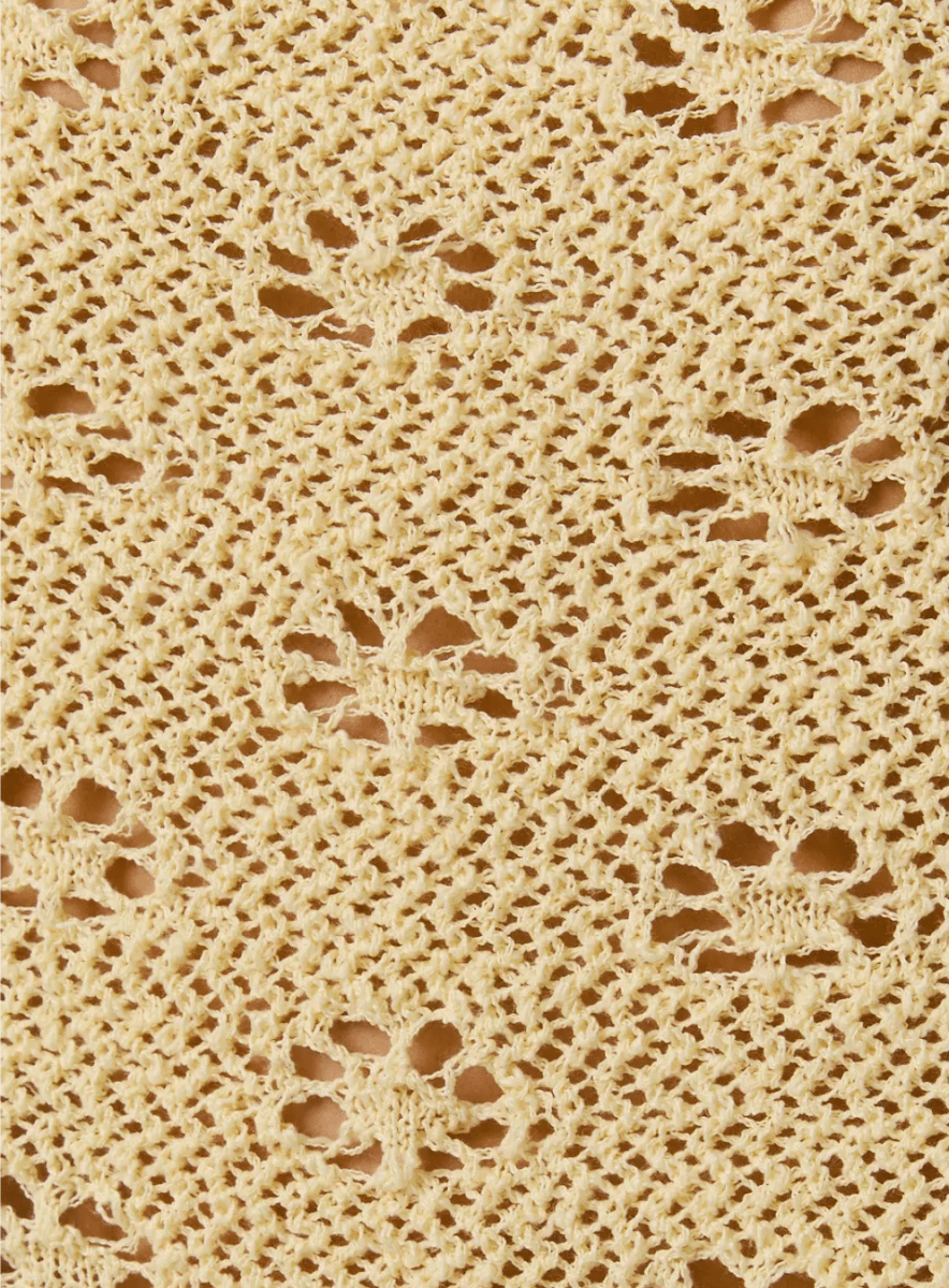 Sofia Floral Crochet Poncho