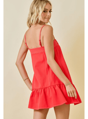 Strawberry Haze Mini Dress