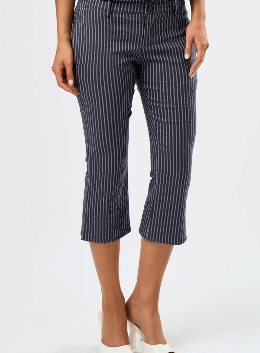 Striped Capri Pants