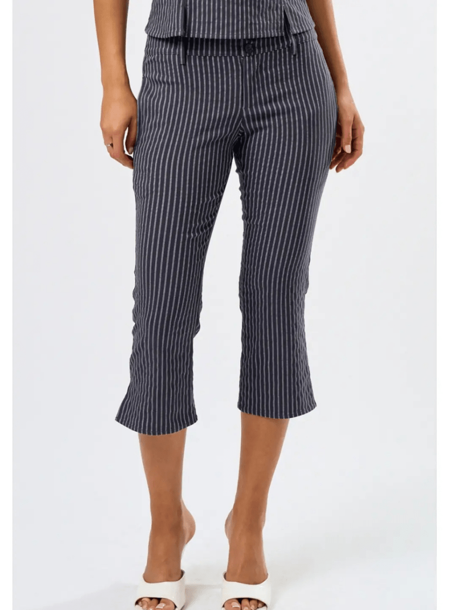 Striped Capri Pants