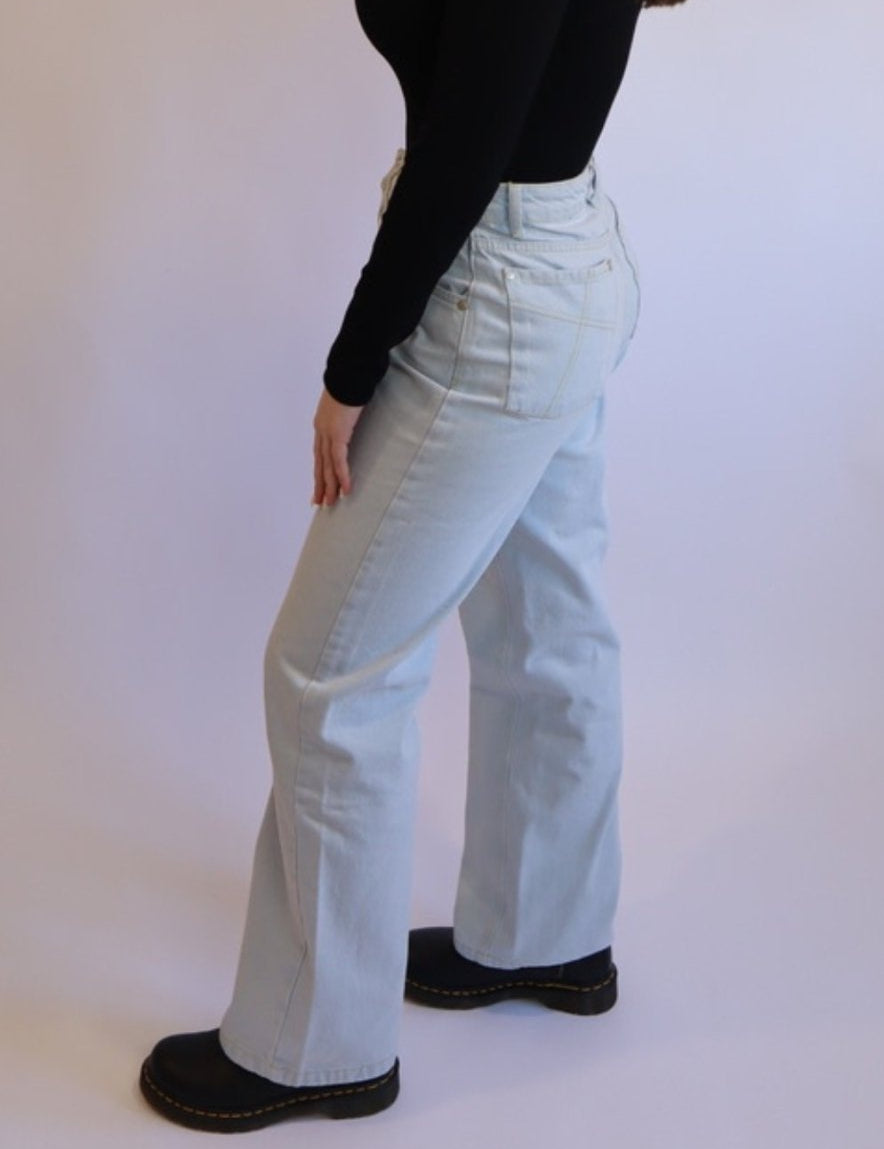 The Ragged Priest - Organic Dad Jean in Stonewash - Highly Praise