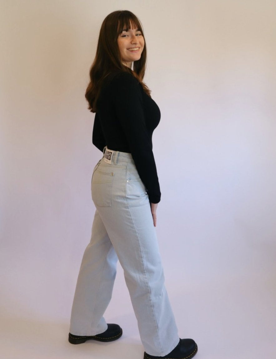 The Ragged Priest - Organic Dad Jean in Stonewash - Highly Praise