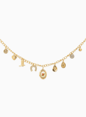 Western Ceramic Locket Chain